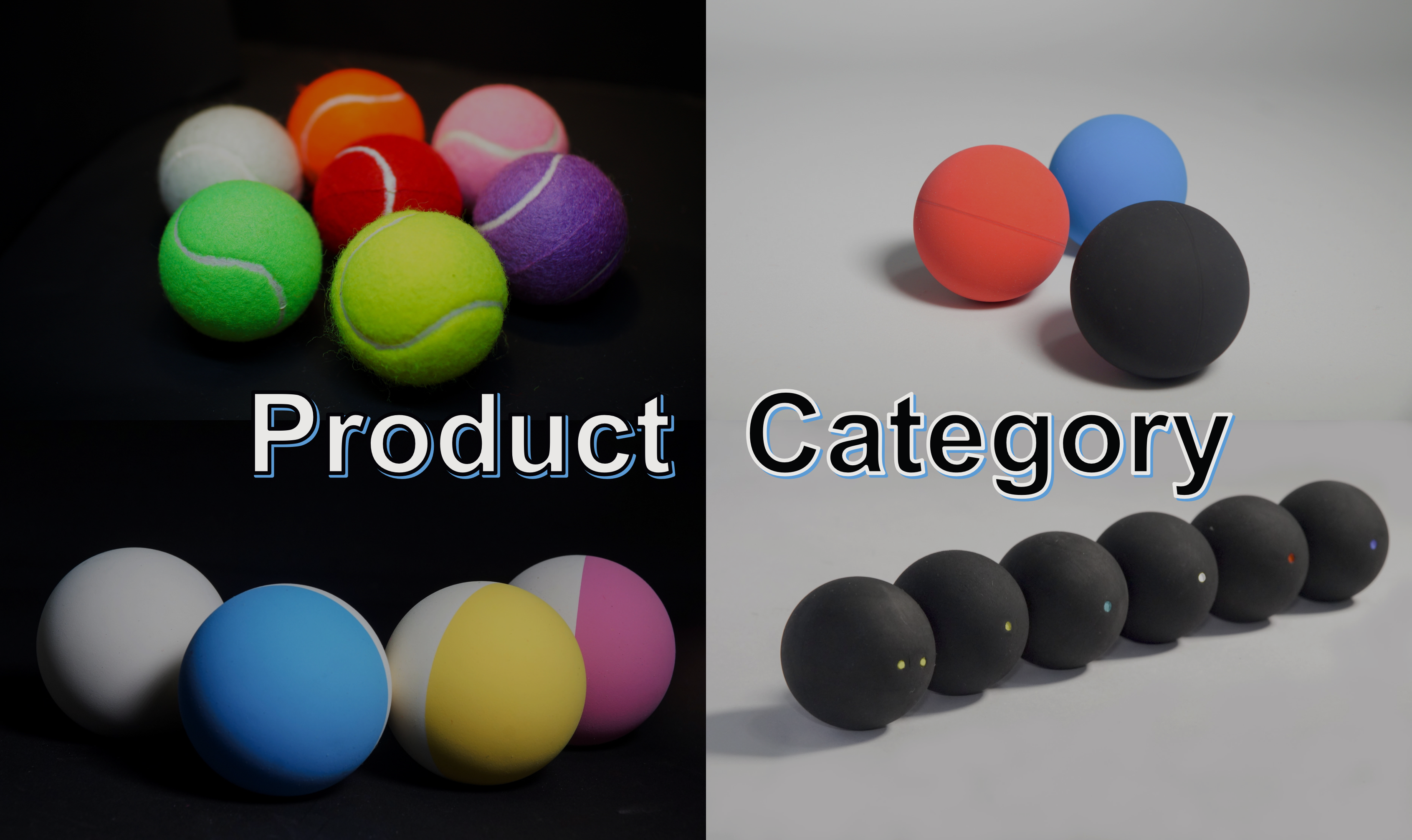 Los productos de Fu-Jen incluyen pelotas de tenis, pelotas de squash, pelotas de racquetball, pelotas de tenis suaves y otros productos relacionados.